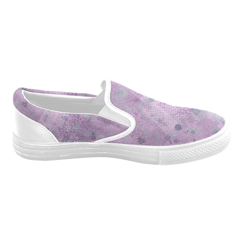 trendy abstract mix A by FeelGood Women's Unusual Slip-on Canvas Shoes (Model 019)