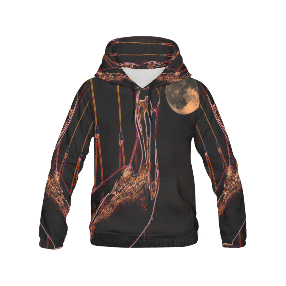 PETE- DA- PELLY All Over Print Hoodie for Women (USA Size) (Model H13)
