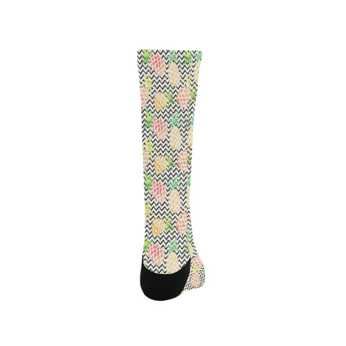 watercolor pineapple Trouser Socks