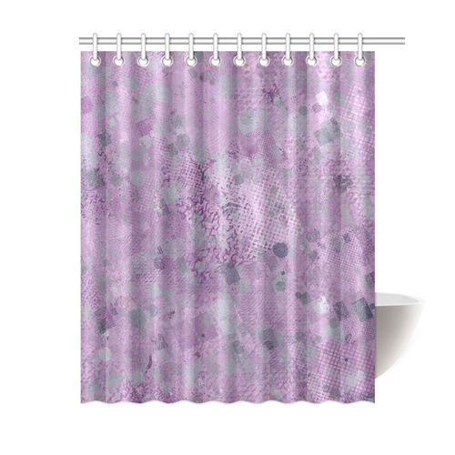 trendy abstract mix A by FeelGood Shower Curtain 60"x72"