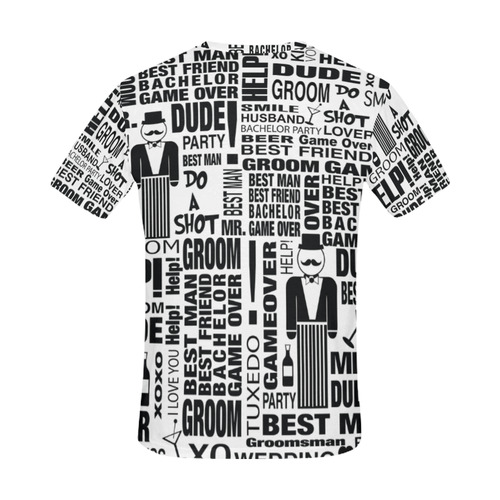 Groom Wedding T Shirt Fun Best Man Gift by Juleez All Over Print T-Shirt for Men (USA Size) (Model T40)