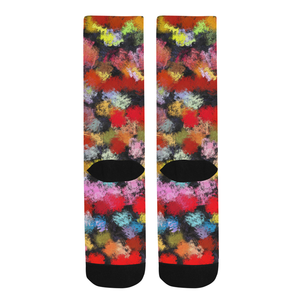 Colorful paint strokes Trouser Socks