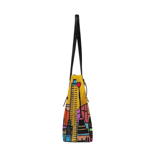 Barcelona Popart by Nico Bielow Euramerican Tote Bag/Large (Model 1656)