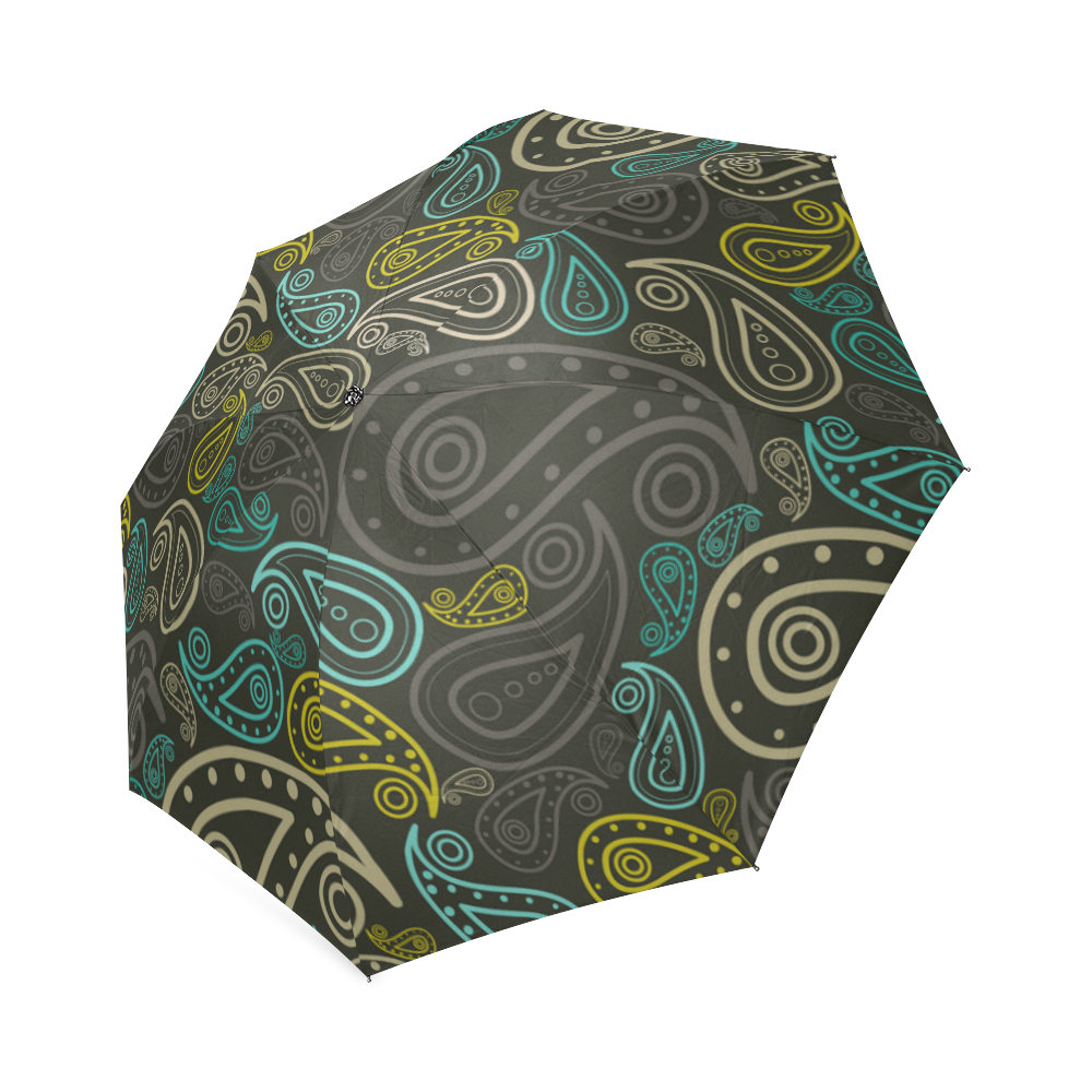 paisley art Foldable Umbrella (Model U01)