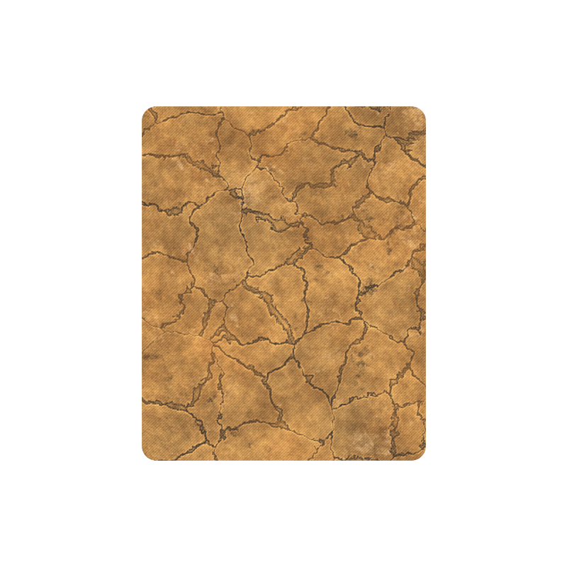 Cracked skull bone surface C by FeelGood Rectangle Mousepad