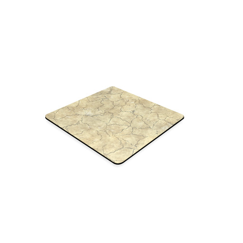 Cracked skull bone surface B by FeelGood Square Coaster