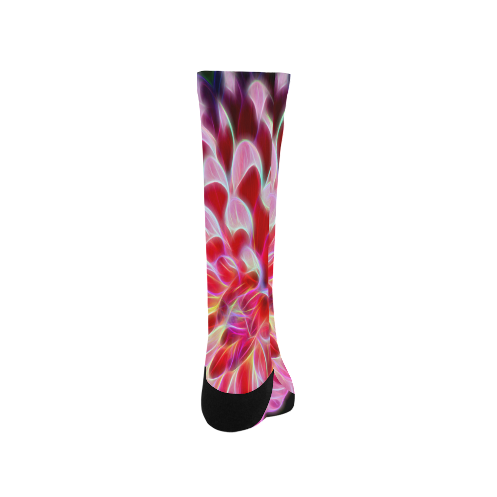 Pink Chrysanthemum Topaz Trouser Socks