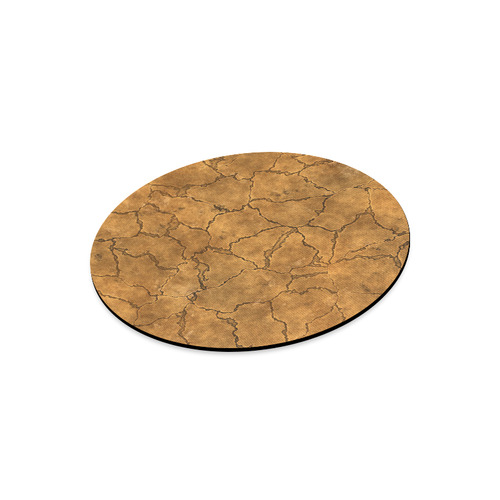 Cracked skull bone surface C by FeelGood Round Mousepad