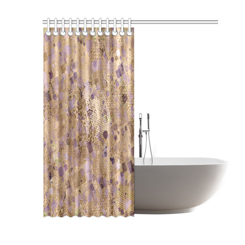 trendy abstract mix C by FeelGood Shower Curtain 60"x72"