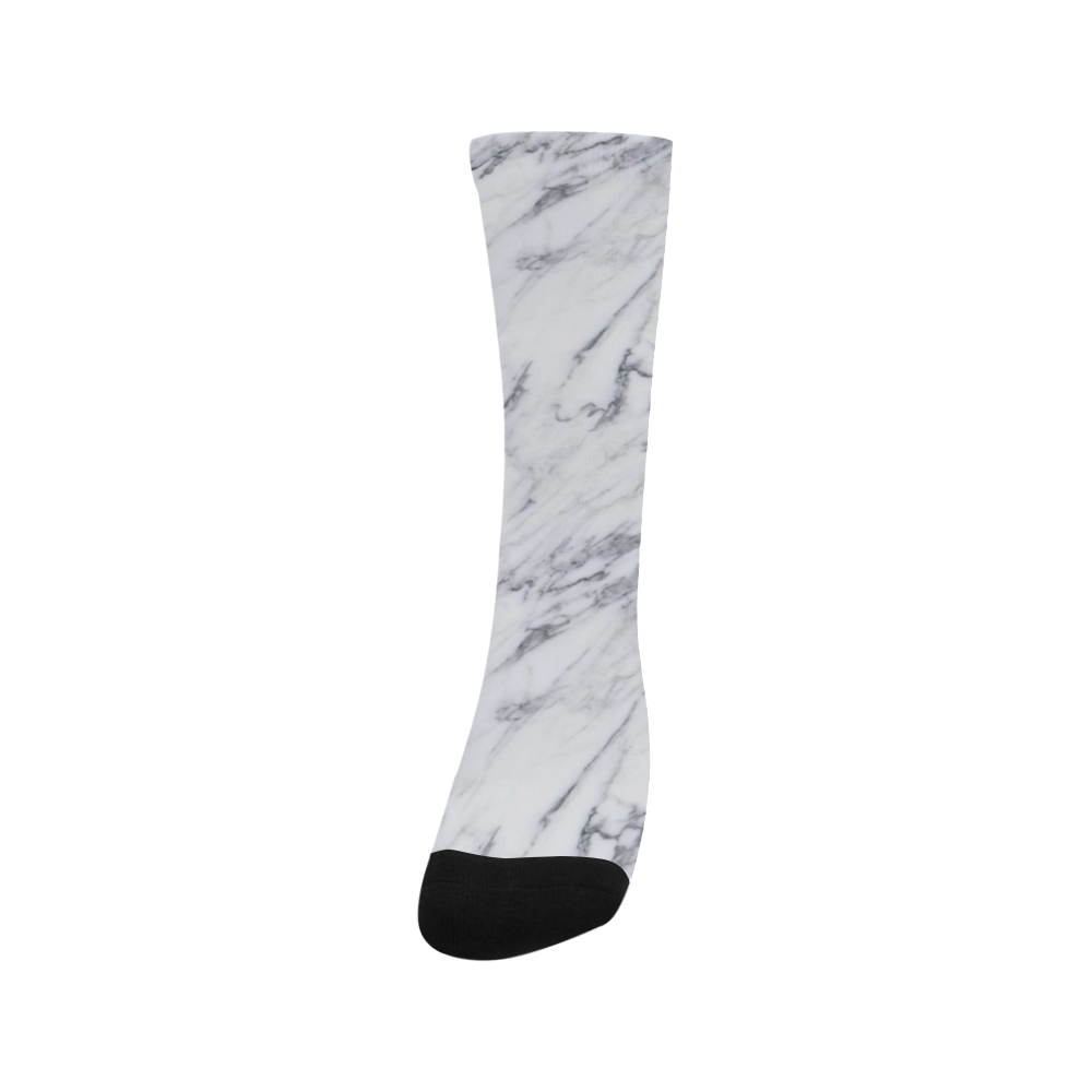 italian Marble,white,Trieste Trouser Socks