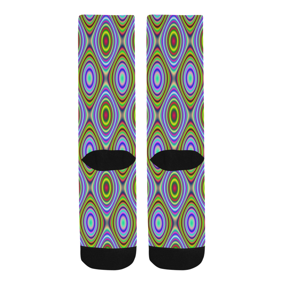 Psychedelic Peacook Eyes Trouser Socks