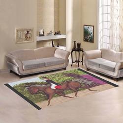 Dressage Horse English Style Riding rug Area Rug7'x5'