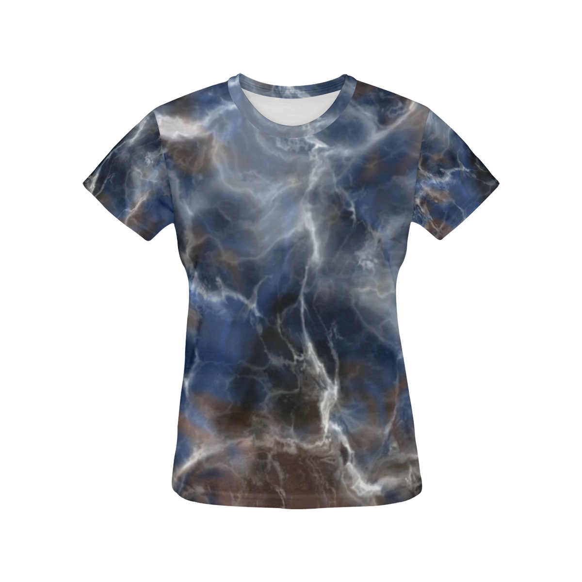 Fabulous marble surface A by FeelGood All Over Print T-Shirt for Women (USA Size) (Model T40)