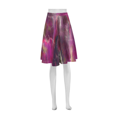 Fabulous marble surface C by FeelGood Athena Women's Short Skirt (Model D15)