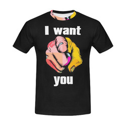 I want you ... maybe by Popart Lover All Over Print T-Shirt for Men (USA Size) (Model T40)