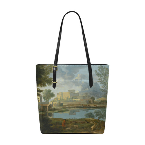 Nicolas Poussin French Landscape Calm Euramerican Tote Bag/Small (Model 1655)