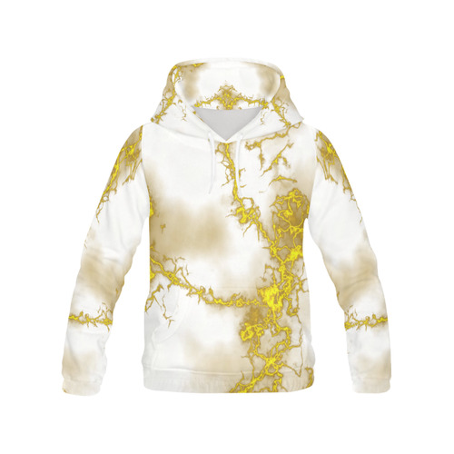 Fabulous marble surface 2B by FeelGood All Over Print Hoodie for Men (USA Size) (Model H13)