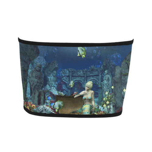 Underwater wold with mermaid Bandeau Top