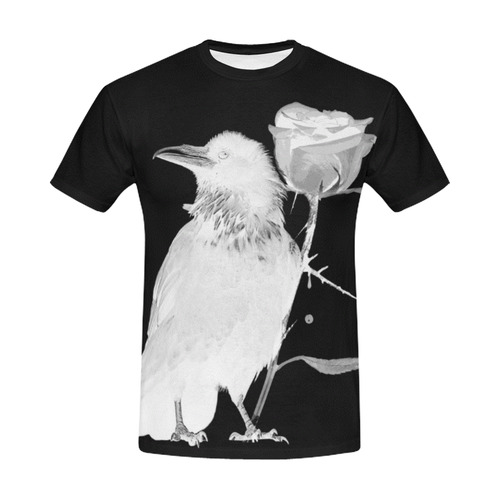 Raven Rose Goth Tee All Over Print T-Shirt for Men (USA Size) (Model T40)