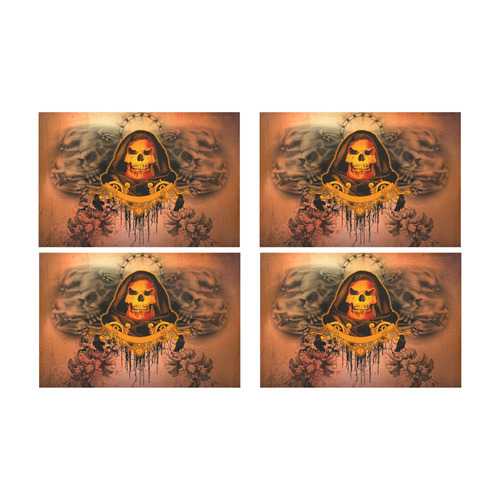 The skulls Placemat 12’’ x 18’’ (Set of 4)