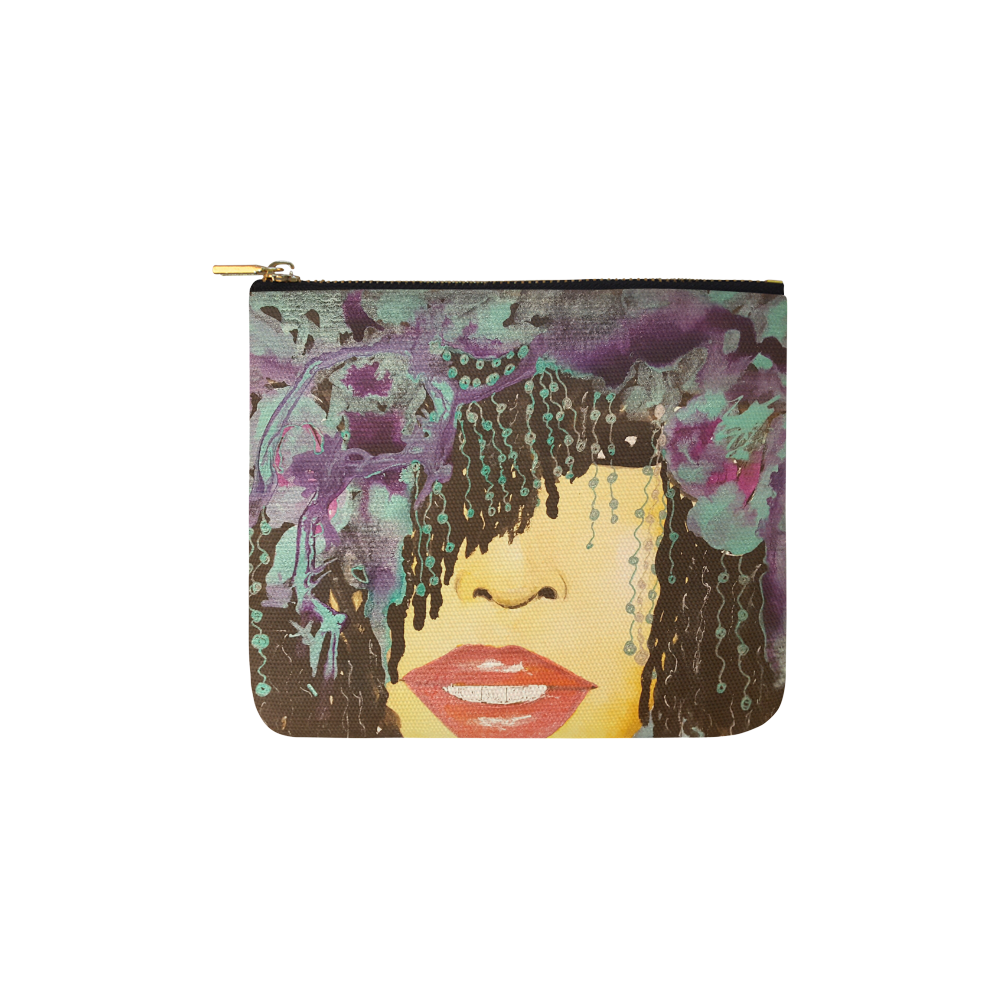 flower bloom Carry-All Pouch 6''x5''