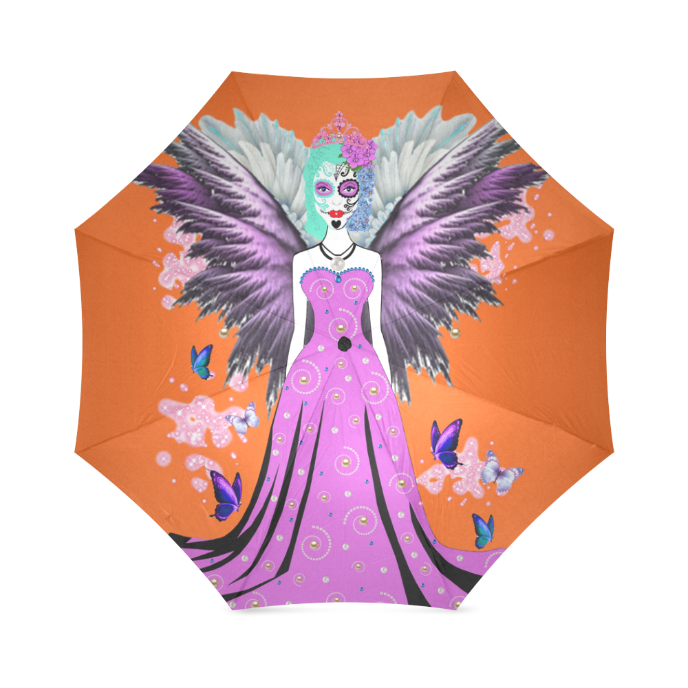 Fairy Sugarskull Queen Victoria Foldable Umbrella (Model U01)