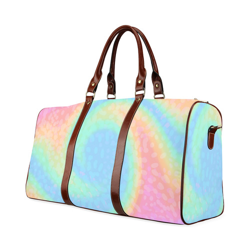 Pastel Rainbow Waterproof Travel Bag/Large (Model 1639)