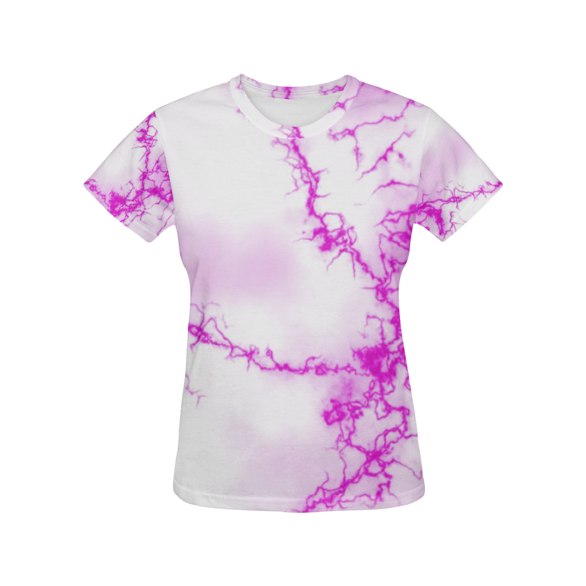 Fabulous marble surface 2A by FeelGood All Over Print T-Shirt for Women (USA Size) (Model T40)