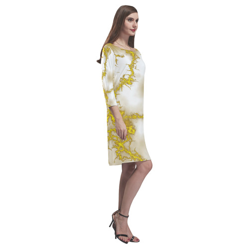 Fabulous marble surface 2B by FeelGood Rhea Loose Round Neck Dress(Model D22)