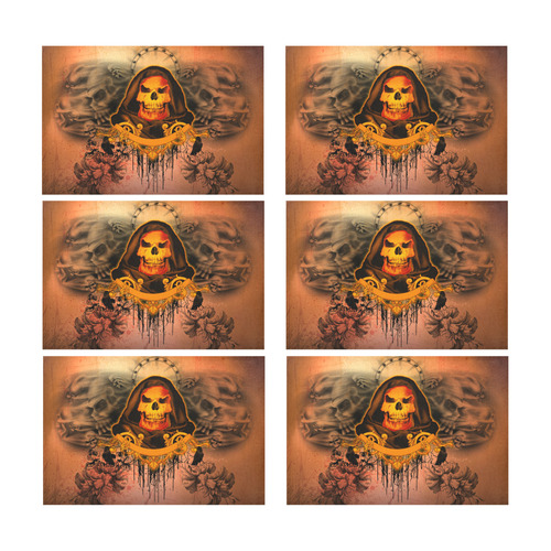The skulls Placemat 12’’ x 18’’ (Set of 6)