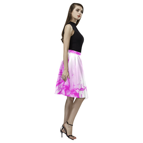 Fabulous marble surface 2A by FeelGood Melete Pleated Midi Skirt (Model D15)