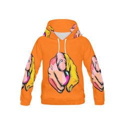Wanted by Popart Lover All Over Print Hoodie for Kid (USA Size) (Model H13)