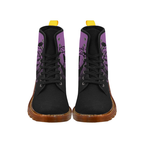 Trick or Treat in the Graveyard Boots Martin Boots For Women Model 1203H
