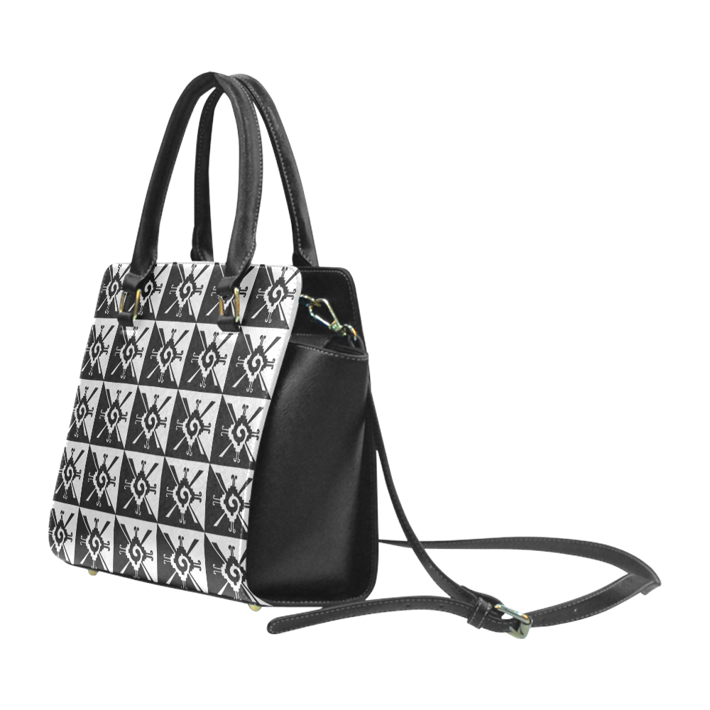 0-021 Rivet Shoulder Handbag (Model 1645)