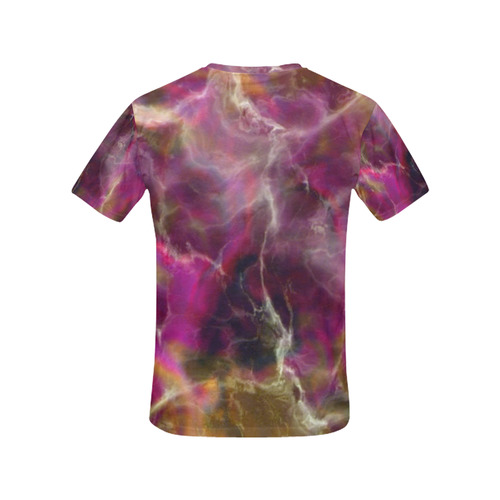 Fabulous marble surface C by FeelGood All Over Print T-Shirt for Women (USA Size) (Model T40)