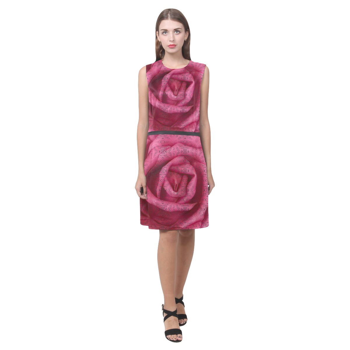 0-04 Eos Women's Sleeveless Dress (Model D01)