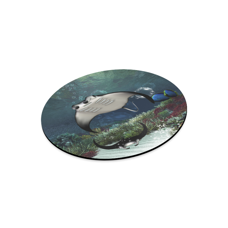 Awesme manta Round Mousepad