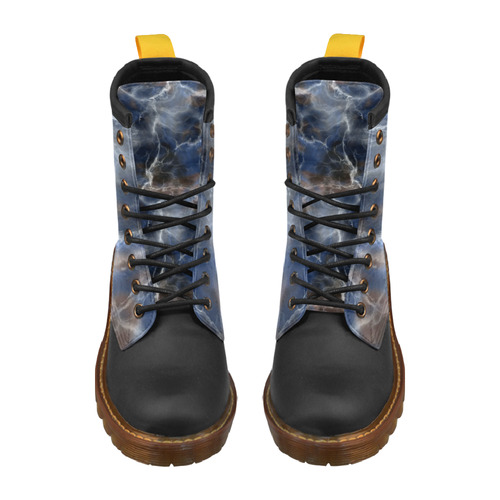 Fabulous marble surface A by FeelGood High Grade PU Leather Martin Boots For Men Model 402H