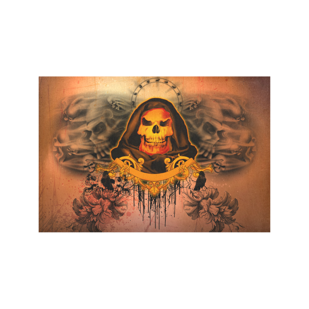 The skulls Placemat 12’’ x 18’’ (Set of 2)