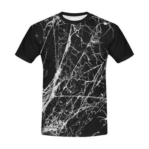 SpiderWebs Goth Tee All Over Print T-Shirt for Men (USA Size) (Model T40)