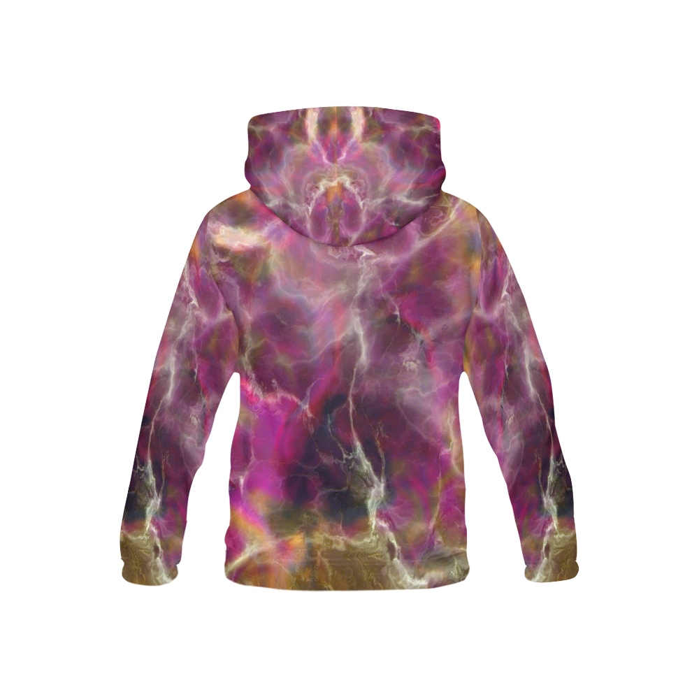 Fabulous marble surface C by FeelGood All Over Print Hoodie for Kid (USA Size) (Model H13)