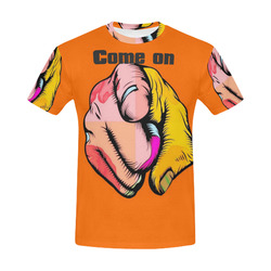 Come on by Popart Lover All Over Print T-Shirt for Men (USA Size) (Model T40)
