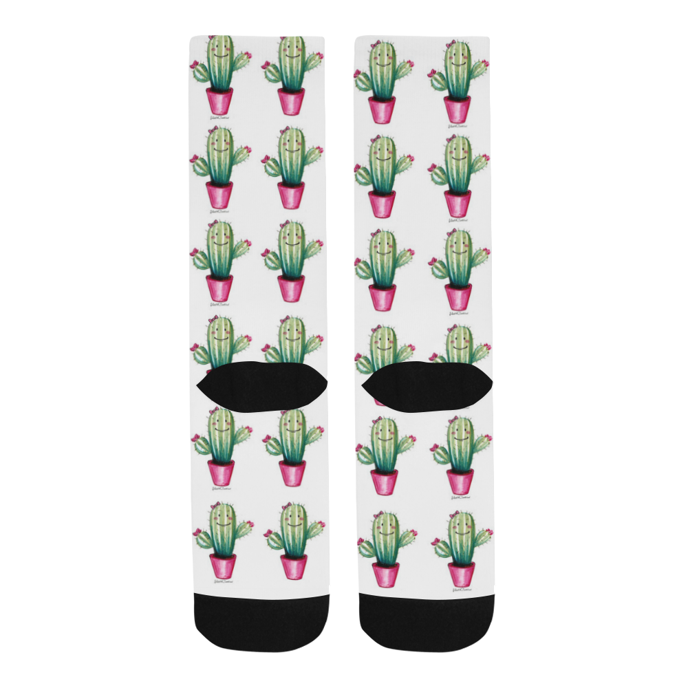 pattern cactus Trouser Socks