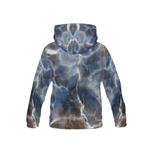 Fabulous marble surface A by FeelGood All Over Print Hoodie for Kid (USA Size) (Model H13)