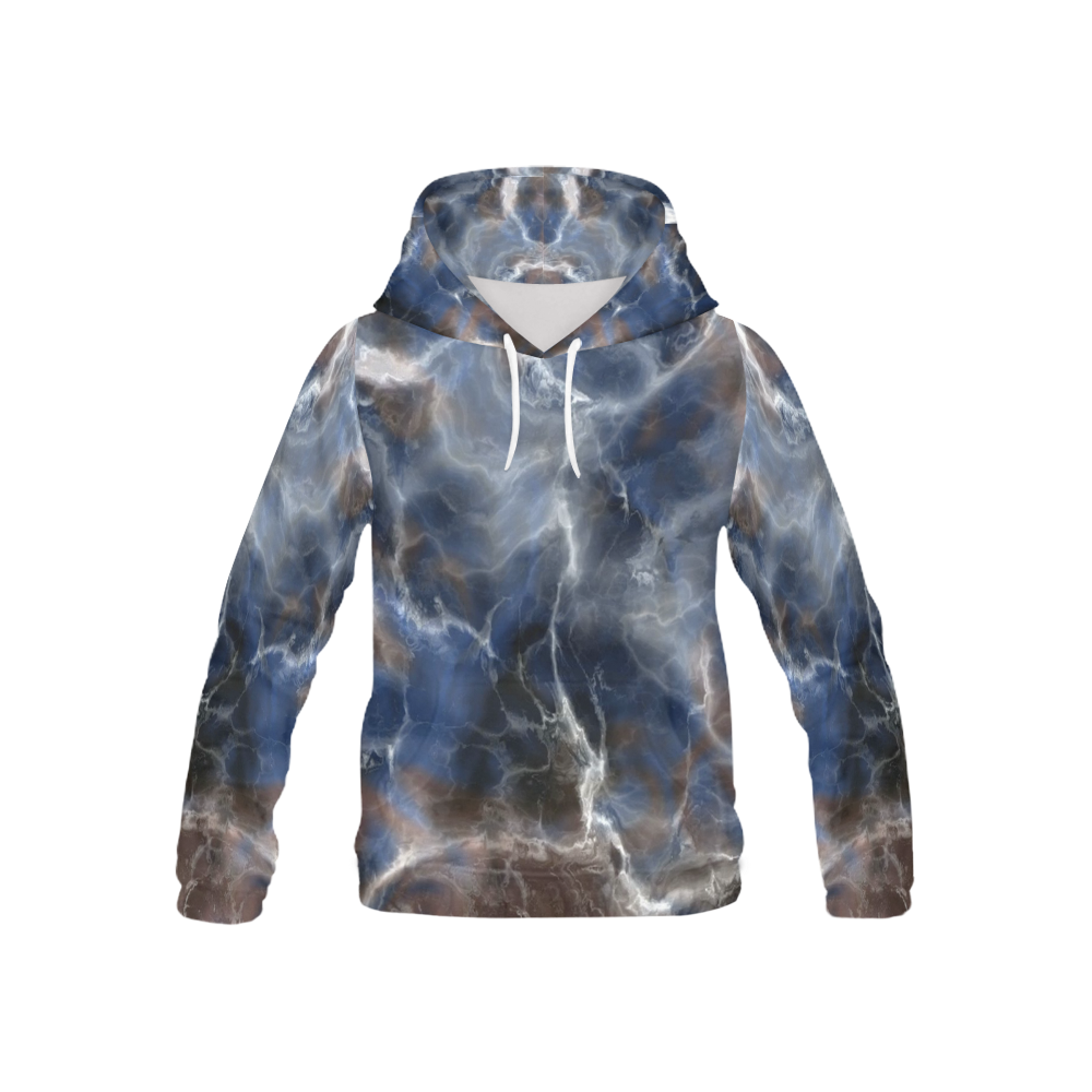 Fabulous marble surface A by FeelGood All Over Print Hoodie for Kid (USA Size) (Model H13)