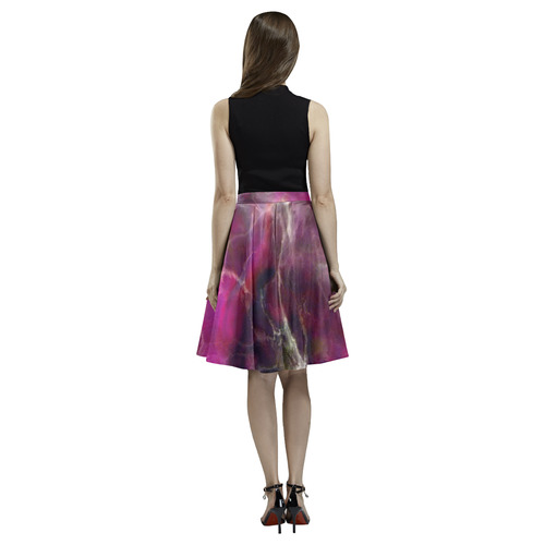 Fabulous marble surface C by FeelGood Melete Pleated Midi Skirt (Model D15)