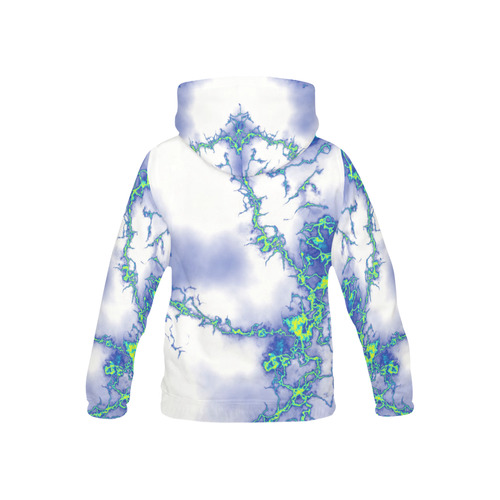 Fabulous marble surface 2C by FeelGood All Over Print Hoodie for Kid (USA Size) (Model H13)