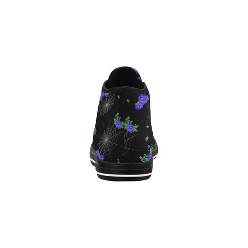 Flowers and SpiderWeb High Tops Vancouver H Women's Canvas Shoes (1013-1)