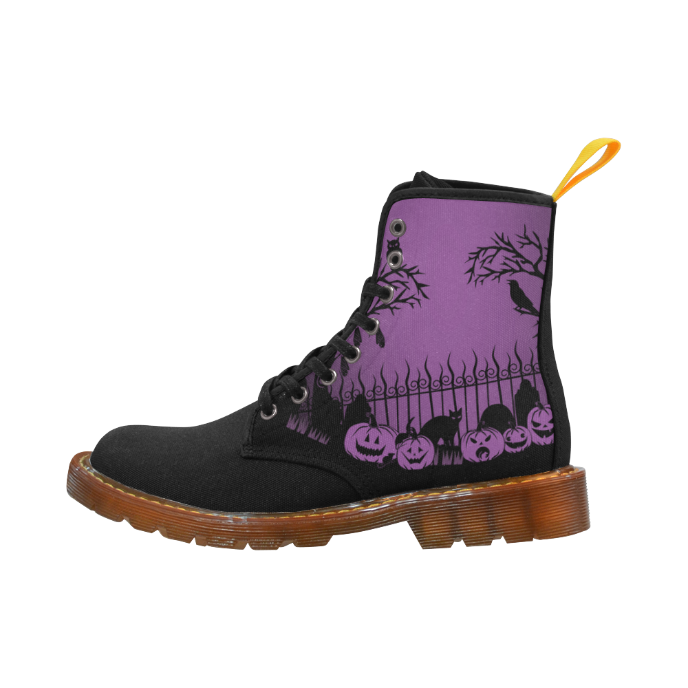 Trick or Treat in the Graveyard Boots Martin Boots For Women Model 1203H