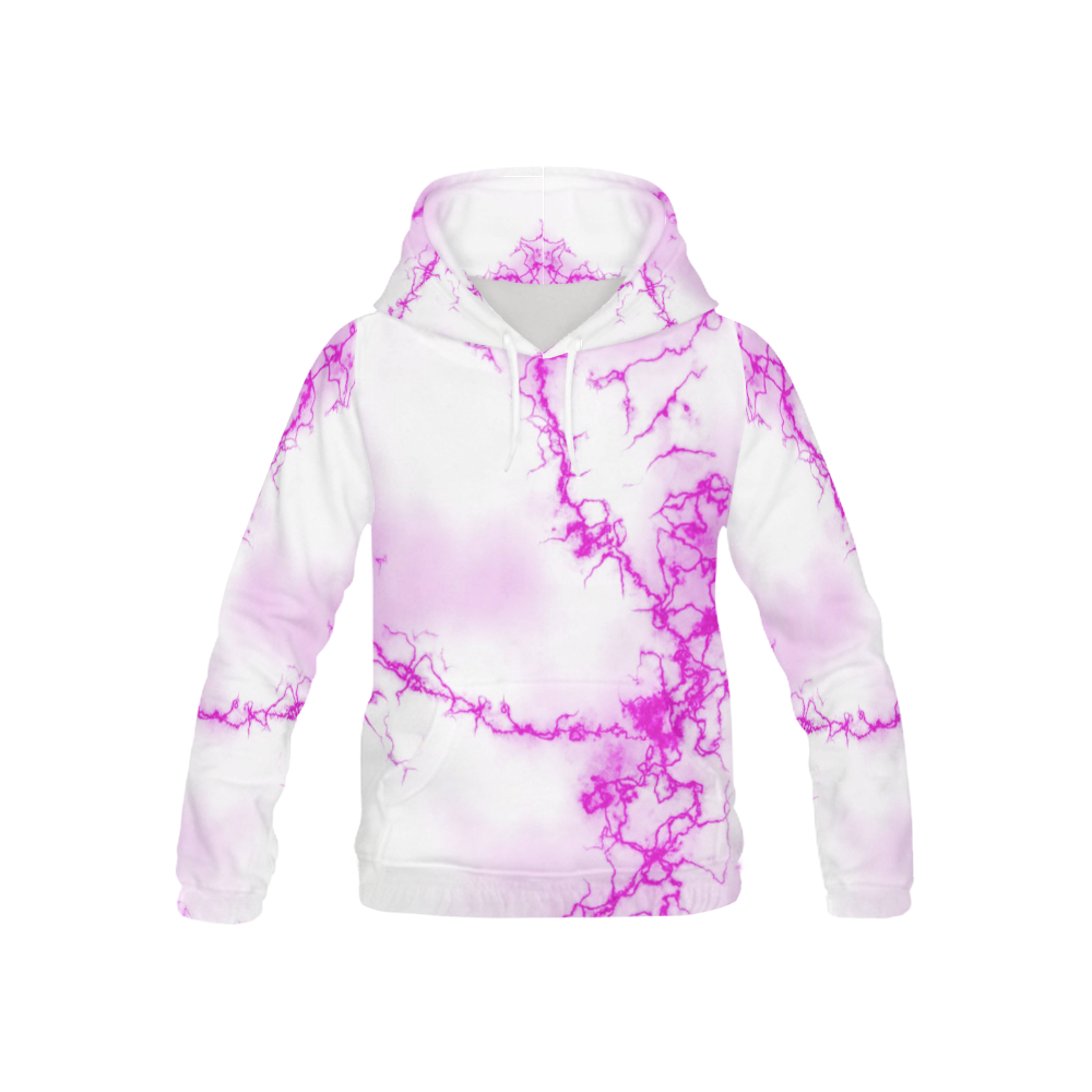 Fabulous marble surface 2A by FeelGood All Over Print Hoodie for Kid (USA Size) (Model H13)
